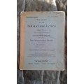 Four Indian Love Lyrics Laurence Hope Boosey& Co. 1903 Sheet Music