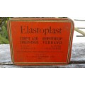 Antique Elastoplast First Aid Dressings Metal Tin T.J. Smith & Nephew
