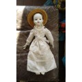 Vintage Doll With Straw Hat 50cm in length