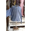 Vintage Blue Willi's Indigo Cotton Rope Men's Jumper Sweater  Size L to XL