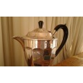 Silver Plated Tea Or Hot Water Pot Engraved Dated 1960