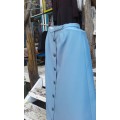 Vintage 1970s Blue Buttoned Skirt Size 12
