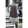 African Print Cotton Skirt Size 10