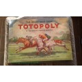 Vintage Collectable Totopoly The Great Race Game Boardgame John Waddington Complete 1949 edition