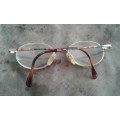 Vintage Neostyle Multicolor German Metal Ladies Eye Lenses Glasses High Qyality Frame