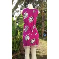 Vintage Pink Pure Cotton Beach Dress Size 10