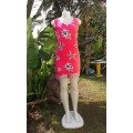 Vintage Pink Pure Cotton Beach Dress Size 10