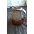 Vintage Mid Century Modern Stoneware Water Juice Milk Jug