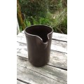 Doverstone Staffordshire Stoneware Retro Brown Water Jug Made In England