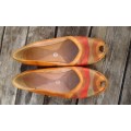 Vintage Angels Leather Flat Pumps Size 5 and a half