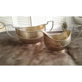 Vintage Silver Plated ENPS Sugar Bowl And Milk Jug Set