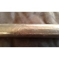 Antique Silver Plated Birth Certificate Holder Beautifully Engraved