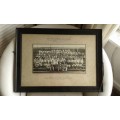 Vintage Framed Photograph South African Provincial Hockey Tournament August 1929 Durban And P.M.Burg