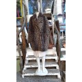 Vintage 1980s Faux Fur Leopard Coat Size 16 to 18