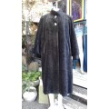 Beautiful Elegant Vintage Full Length Lama Alpaca Fur Coat Size 14