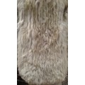 Superb Vintage White Blonde Genuine Mink Fur Designer Coat Superior Quality Size 10 to 12