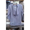 Vintage 1980s Grey Blazer By City Girl Size 8