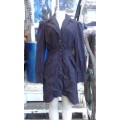 Elegant Vero Moda Tailored Black Designer Trench Coat Lined Size 10