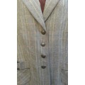 High Quality Striped Designer Blazer By Gerry Weber Size 14