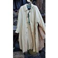 Vintage Original BUGATTI Beige Double Breasted Mens Designer Trench Coat Size L to XL