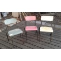 Rare Set Of 3 Mid Century Modern 1950s Childrens Chairs