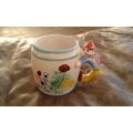 Vintage Handpainted Porcelain Jack And Jill Mug Japan