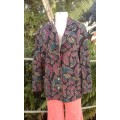 Beautiful Overlength 1980s Vintage Dermar Cotton Wool Blazer