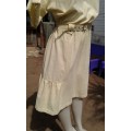 1970s Pale Yellow GASTON BOND Tea Dress Size 12