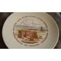 Drostdy Ware Wall Plate German Settlers Centenary 1858 to 1958 Grahsmstown Potteries