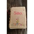 Rare Antique Silk Embroidery Thread Booklet 1920s With 18 Pages Original Colorful Silk Thread