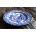 1 Burleigh Ware Blue Willow Burslem 2 Dinner Wall Plate