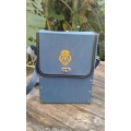 Vintage RSA AA Blue Travel Box Small Suitcase With Spoon