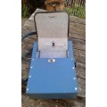 Vintage RSA AA Blue Travel Box Small Suitcase With Spoon