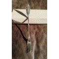 Vintage Elegant Silverplated Pickling Fork In Original Box