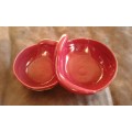 Vintage Italian Majolica Art Pottery Mid Century Modern High Glaze Snack Dish Limited Edition 5/500
