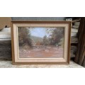 Brian Blakemore Landscape Oil Painting Framed Signed Well Known Eastern Cape Artist