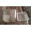 Art Deco Glass Biscuit Box With Lid