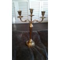 Beautiful Vintage 3 Arm Brass Candelabra Candle Holder