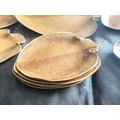 Vintage Mid Century Modern Set Of Hand Crafted Fish Plates Marked