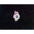 2 CT White Sapphire Flower Engagement ring