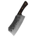 8` Carbon Steel Chef Chopping Cleaver with 3 Rivets & Wood Handle