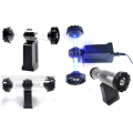 UniQue Transparent Tube Blue LED Light Stereo Speaker- Tempered Glass Tube Cabinet
