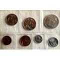 1986 RSA Uncirculated Mint State Coins in Sealed Mint  Pack