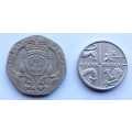 20 Pence UK Coins 1993 Elizabeth II,   5 Pence UK Coins 2013 Elizabeth II