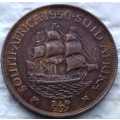 1950  SA Union  Half Penny
