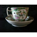 Vintage Chinese teacup & saucer