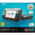 Boxed Black Wii U Console Premium 32GB incl Free Game + GamePad case