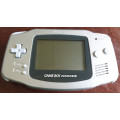 Silver Game Boy Advance Console + Case