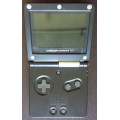 Silver and Black AGS-101 Game Boy Advance SP Console + Charger