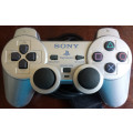 Official Silver PS2 Dual Shock 2 Controller